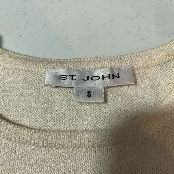 St John Womens Santana Knit Tank Top Blouse Small - Picture 2 of 6